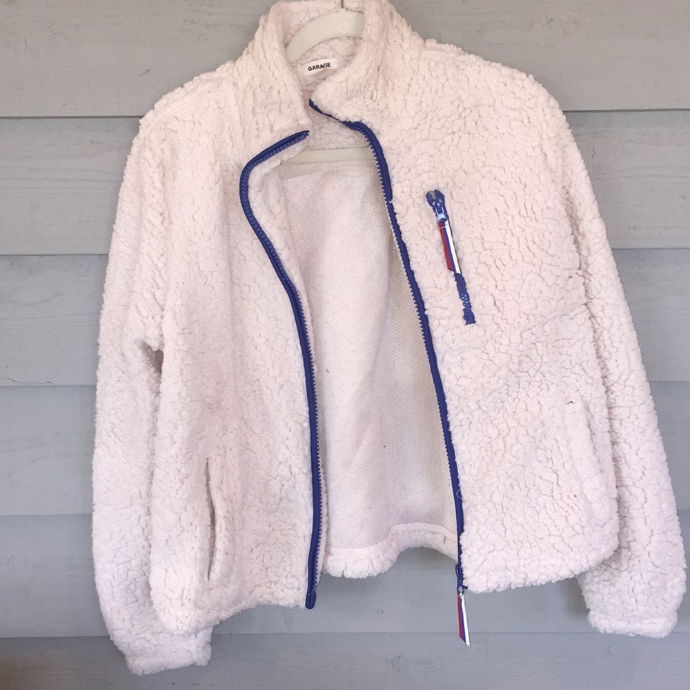 Garage brand Sherpa coat